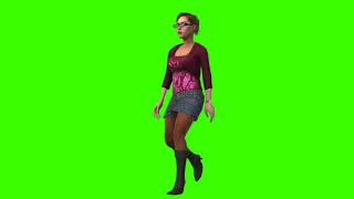 Mallorie Bardas gta 5 walk animated right chroma [upl. by Clifton138]