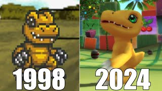 Evolution of Digimon Games 19982024 [upl. by Desiri108]