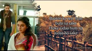 Baaton ko teri song lyrics  Arijit singh  Himesh reshmia  Lifetime music [upl. by Possing]