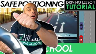 Road Position While Driving With Reference Points  Driving Tutorial  Updated 2023 [upl. by Ploss]