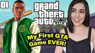 1st Time Playing a GTA Game EVER  Grand Theft Auto V FIRST Playthrough EP1 [upl. by Eniamert479]