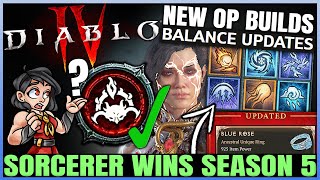 Diablo 4  Sorcerer  Best Class in Season 5 Now  Best Builds OP Buffs amp Unique Changes Breakdown [upl. by Obelia]