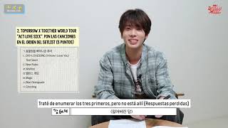 Sub Español 2024 DREAM WEEK TXT Ability Test  TAEHYUN [upl. by Neltiak]