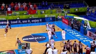 Highlights MontenegroLatvia EuroBasket 2013 [upl. by Gusty]