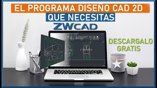 ZWCAD la mejor ALTERNATIVA software DISEÑO CAD 2D Descárgalo gratis [upl. by Solis]