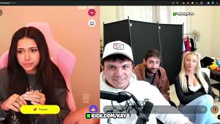 DemiSux gets HARD PRESSED by Faze Kay and Nikan for CHEATING on Adin Ross😮😱 [upl. by Drarrej]