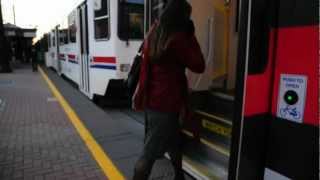 Gorgeous Woman Loses Her Shoe Boarding TrainAVI [upl. by Nedla36]