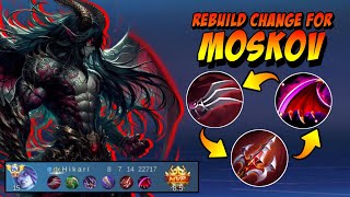 Rebuild Change for MOSKOV Emblem Baru  Item Baru Buat Moskov  gameplay top global moskov [upl. by Atiuqin323]