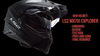 LS2 MX701 Explorer Helmet Review [upl. by Cyrilla393]