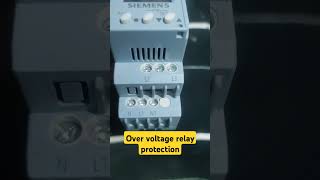 Over voltage relay connection electrical current short [upl. by Rizika878]