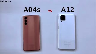 SAMSUNG A04s vs A12  SPEED TEST [upl. by Streeter378]