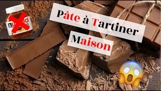 Recette 1 PÂTE À TARTINER MAISON 🍫🏠 [upl. by Binette405]