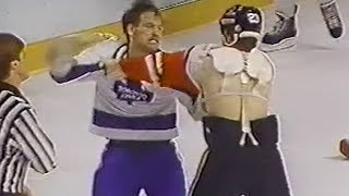 Behn Wilson vs Wendel Clark Feb 1 1986 [upl. by Anirahs]