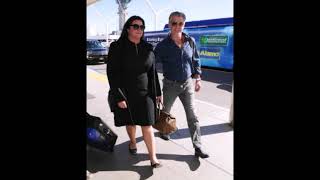 Pierce Brosnan and his wife Keely Shaye Smith are seen in Los Angeles Californi [upl. by Botnick]