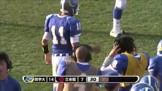 秋季第7節 関西学院大ファイターズvs立命館大パンサーズ（関西学生アメフ [upl. by Reyna334]