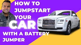 HOW TO JUMPSTART YOUR TRUCK OR CAR WITH THE BEST BATTERY JUMPER carbattery automobile car truck [upl. by Boarer]