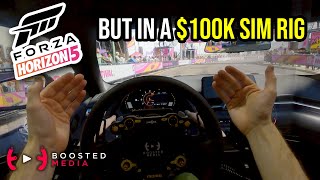 100K SIM RIG with Forza Horizon 5  ABSOLUTELY CRAZY [upl. by Bray]