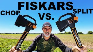 FISKARS CHOPPING AXE amp SPLITTING AXE  WHICH IS BEST [upl. by Aratehs]