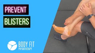 How to prevent blisters  taping technique [upl. by Jorey]