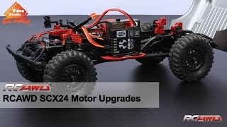 Insane RCAWD SCX24 Motor Upgrades  Unleashing the Beast [upl. by Hephzibah807]