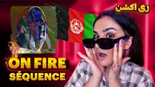 Séquence  ON FIRE Prod Black Rose Beatz I REACTION  ری اکشن به آهنگ آن فایر از گروه سکانس [upl. by Amek]