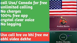 How to call USA for free  Call USA for free without any Charges  Rebtel App [upl. by Akenn]