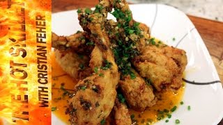 Buffalo style frog legs recipe [upl. by Doowron]