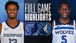 GRIZZLIES at TIMBERWOLVES  FULL GAME HIGHLIGHTS  January 18 2024 [upl. by Notniuqal]