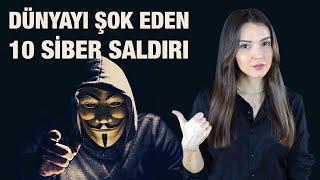 DÜNYAYI ŞOK EDEN 10 SİBER SALDIRI [upl. by Sadie]