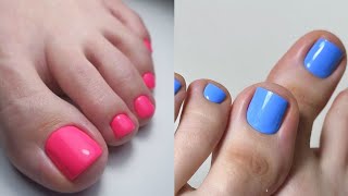 Most stunning and trendy toe nails pedicure colors fashion trends for ladies of 2024 [upl. by Ellenoj]