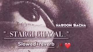 Stargi Ghazal  Haroon Bacha  Slow amp Reverb [upl. by Milly326]