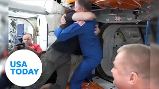 SpaceX crew arrive to bring stuck Starliner astronauts back to Earth  USA TODAY [upl. by Adnahcal158]