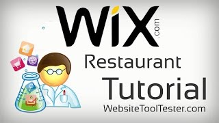 Restaurant Webseite erstellen mit Wix [upl. by Lraed]