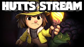 I hate this game so much  Hutts Streams Spelunky 2 [upl. by Ninette]