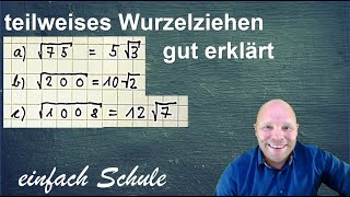 teilweises Wurzelziehen  6 Beispiele [upl. by Yeclehc]