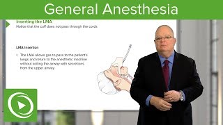 General Anesthesia – Anesthesiology  Lecturio [upl. by Anol]