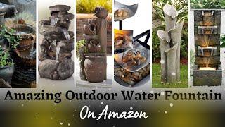 Amazon Outdoor Water Fountain with LED Lights amp Pumpkitchengarden262 [upl. by Dorca374]