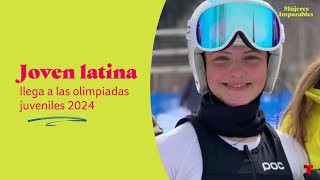 Joven latina llega a las olimpiadas juveniles 2024 [upl. by Ainosal122]