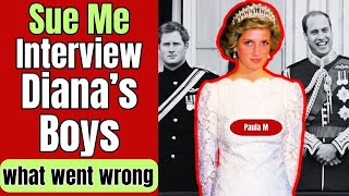 SueMe Why Princess Diana Changed William amp Harry Forever [upl. by Nnylrebma461]