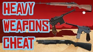 Red Dead 2  Heavy Weapons Cheat [upl. by Tteirrah]