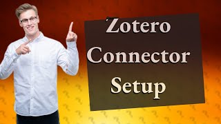 How do I enable Zotero connector [upl. by Larret]