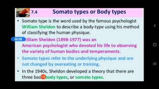 Somatotypes [upl. by Nedac]