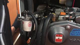 Yanmar Engine Basics 2  Fuel Filter [upl. by Nyrok]