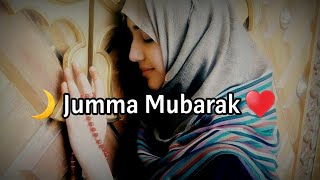 New Jumma Mubarak Shayari ❤ Jumma Mubarak WhatsApp status ❤ Jumma Mubarak quotes 🌙 [upl. by Ploss]