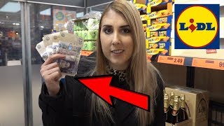 SPENDING £100 AT LIDL CHALLENGE [upl. by Ahsoyem]