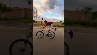 cycle wheelie and stoppyThe Riding world subscribe to are chanel😆 [upl. by Sorac]