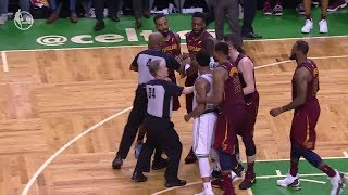 JR Smith Flagrant Foul on Al Horford  Game 2  Cavaliers vs Celtics  2018 NBA East Finals [upl. by Treiber]