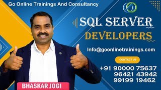 SQL Server  2008 DDL and DELELOPERS  Bhaskar Jogi [upl. by Irakab]