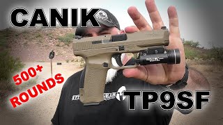 Canik TP9SF  First 500 Rounds [upl. by Garcia542]