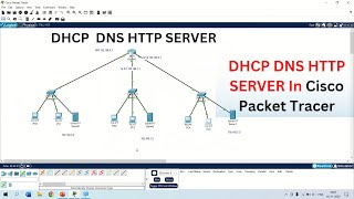 DHCP HTTP DNS Configuration in Cisco Packet Tracer  DHCP HTTP and DNS in Hindi [upl. by Merna302]